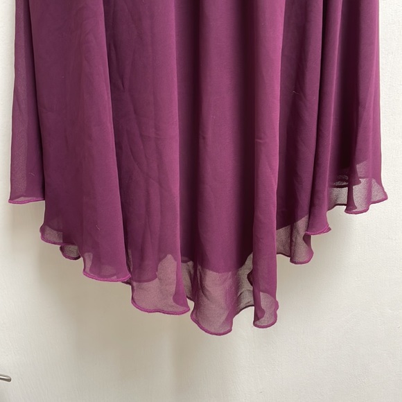 Gorgeous City Triangles Plum Colored Dress with beads, like new condition! - Picture 3 of 12